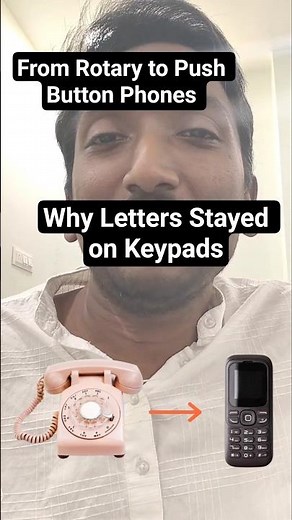From Rotary to Push Button Phones | Why Letters Stayed on Keypads