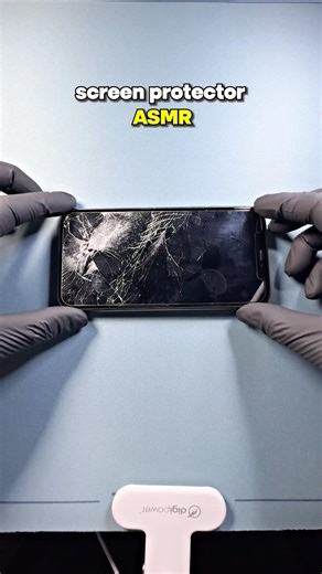 Satisfying screen protector installation ASMR #shorts #shortvideo #satisfying #asmr #viral