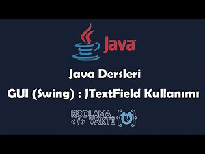 Java Lessons #101 - GUI (Swing) - JTextField (Text Field) Usage and Examples