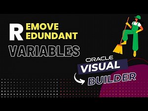 How to remove redundant variables in Oracle Visual Builder(VBCS) | delete variables