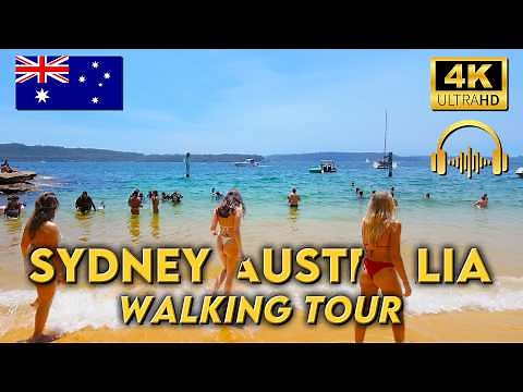 WALKING TOUR SYDNEY AUSTRALIA | Watson's Bay & Sydney's Coolest Harbour Beach | 4KUHD | Binaural 🎧