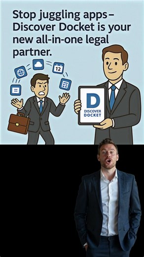 “Legal Deadlines? Solved by AI ⚖️ | Discover Docket #Shorts” #discoverdocket #legal