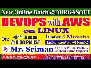DEVOPS with AWS on LINUX Online Training @ DURGASOFT