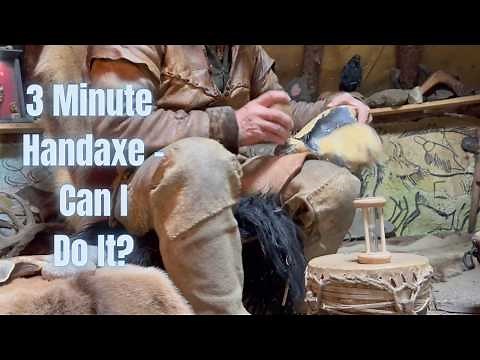 Can I Make a Stone Age Handaxe in 3 Minutes?