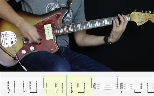 【电吉他教程】Violet - Hole - Learn To Play! (Guitar Cover & Tab)