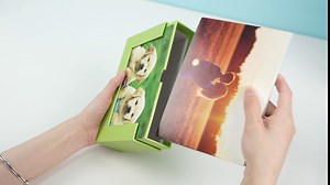 Photo Storage Boxes 5x7, Photo Storage Box Cardboard For Pictures, Family Photos Storage Box Set, Small Photo Storage Box Archival, Photo Gift Boxes, Photo Album Box (Blue)