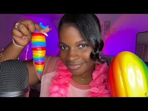 ASMR 20 Triggers in 20 Minutes 🏝️ Vacation Vibes (tapping, mouth sounds, & more)