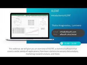 XLSTAT - Introduction to XLSTAT