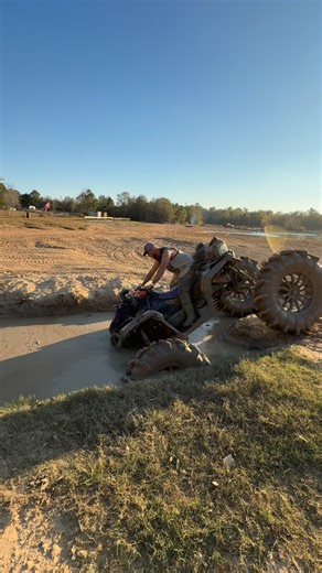 Muddin.On.Our.Terms on Instagram: "Nail biter!!! Wow that was deep!! #deep #4wheeler #texas #whoa #offroadlife"