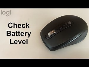 Logitech MX Anywhere 3S How To Check Battery Level - DIY EASY