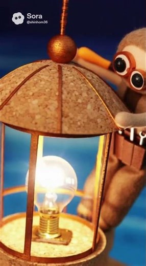 Minecraft Jesus｜Cork Lighthouse Bulb Replacement｜軟木燈塔燈泡更換｜#anime