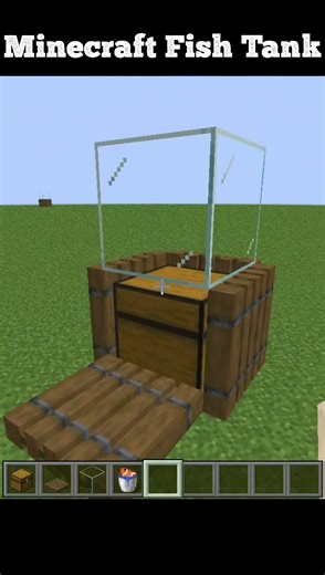 Minecraft Easy Fish Tank Build