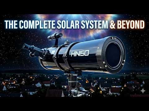 [SOLAR SYSTEM through my 150mm Telescope!] HINISO 150EQ Telescope 150mm Newtonian Reflector