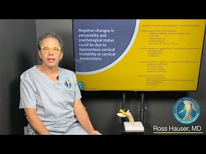 Personality changes and emotional health problems often seen in patients with cervical dysstructure