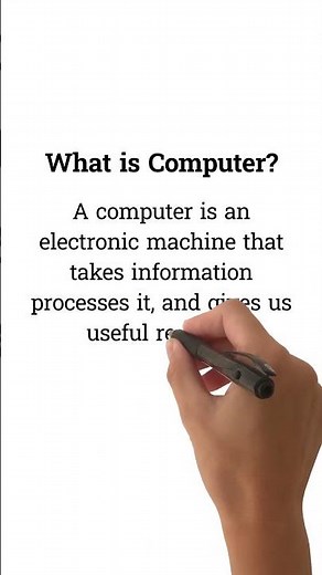 What is a Computer? | Computer Definition for Kids | Kids Learning #shorts