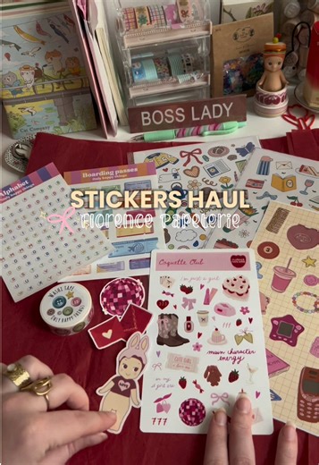 Exciting Stickers Haul from Florence Papeterie