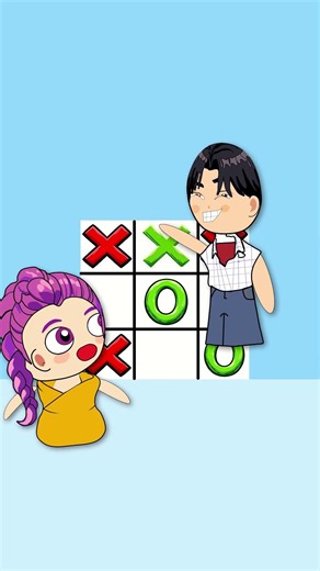 Tic Tac Toe Funny Moment Kpop Animation #funny #animation #shorts
