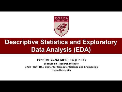 Intro to Descriptive Statistics and Exploratory Data Analysis (EDA) using Python