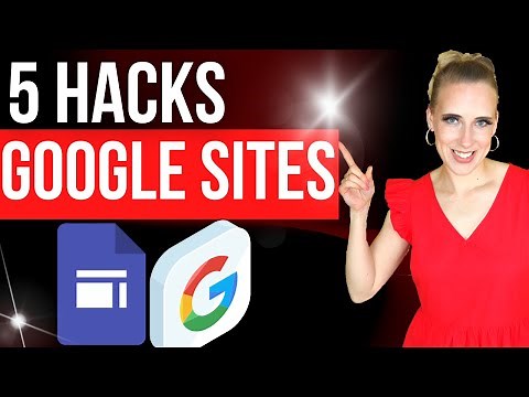 5 HACKS You Didn't Know // Google Sites Tips and Tricks 🔥