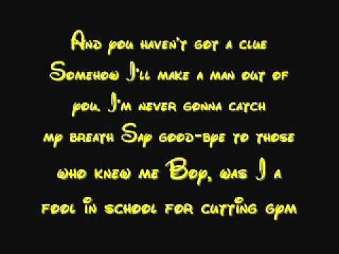 I'll Make A Man Out Of You - Mulan Lyrics