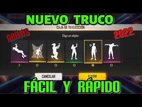 FÁCIL Y RÁPIDO✳️COMO CONSEGUIR EMOTE GRATIS EN FREE FIRE | EMOTES COMO TENER TODOS LOS EMOTES GRATIS