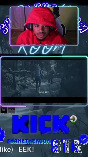 A monster's face appears on screen followed by a conversation between two video game characters with a dialog choice displayed. #interaction #game #monster #interaction #game #monster