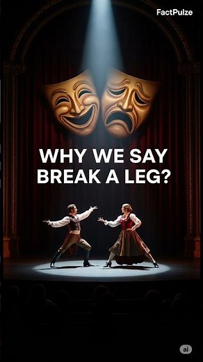 Why We Say “Break a Leg” 🎭 | Theater Superstition Explained