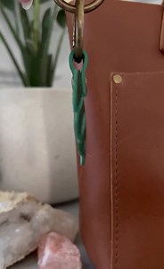 Monstera Leaf Leather Bag Charm, Boho Purse Charm, Leather Keychain, Gift for Plant Lover - Etsy