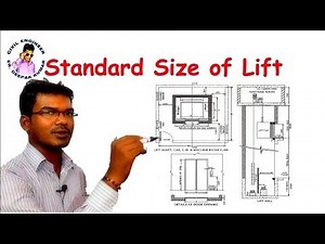 Standard Size of Lift || Standard Elevator Shaft Dimension || Lift ke bare me sari janksri