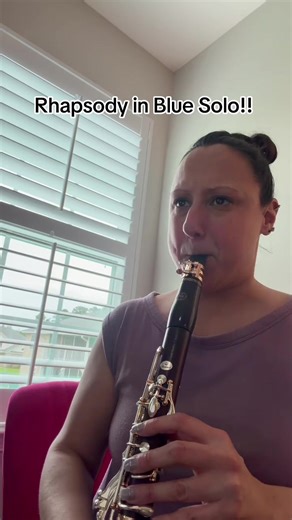 Clarinetist Tackles Rhapsody in Blue Solo