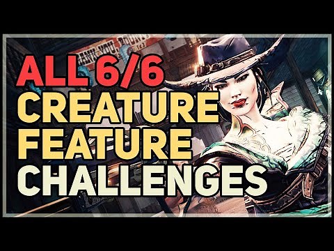 All 6 Creature Feature Locations Borderlands 3 Crew Challenges
