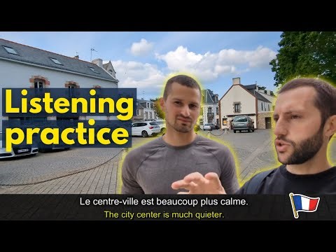 Easy French Listening Practice in France | (FR/EN Subtitles) Vlog France