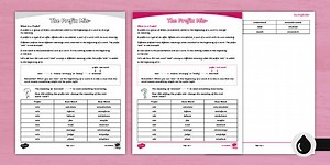 Prefix Mis- Worksheet Pack