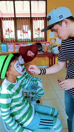 CARA MAKE-UP PANTOMIM #viral #makeup #shorts #music