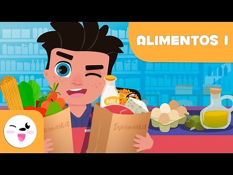 Los ALIMENTOS del SUPERMERCADO - Episodio 1 - Vocabulario de comida para niños