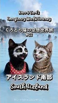 パフィンに会いに行く アイスランド南部の絶景旅 🇮🇸【くろとら空想世界旅 #02】-Kuro & Tora’s Imaginary World Journey in South Iceland