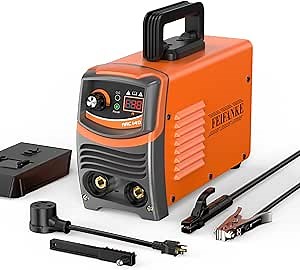 140A Stick Welder 110V/220V Dual Voltage Mini ARC Welding Machine Portable MMA Welder Built-in Hot Start Arc Force IGBT Inverter Welder Machine for Professional Welders Beginners
