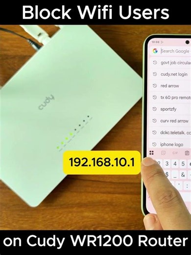 Block Wifi Users on Cudy WR1200 Router