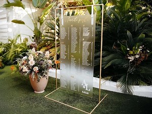 Frost Acrylic Seating Chart, Mirror Gold 3d Heading Wedding Seating Chart Acrylic, Acrylic Entry Seating Chart for Wedding - Etsy
