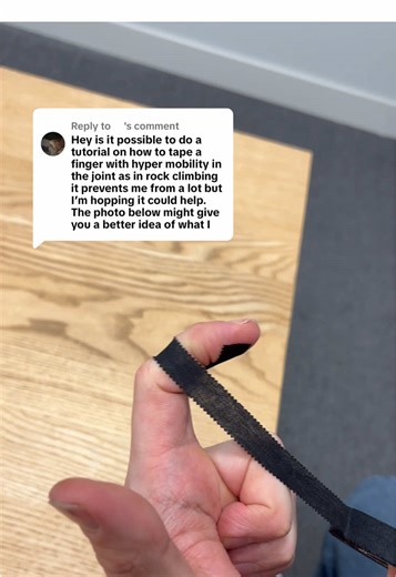 How to Tape Your Finger to Prevent Hyperextension