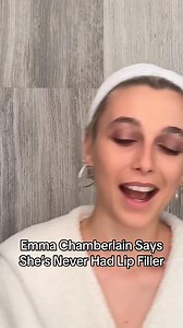 63K views · 194 reactions | : https://www.vogue.com/article/beauty-secrets-emma-chamberlain Emma Chamberlain says 'never say never,' although it's true that she's never had lip filler. Watch the star's #BeautySecrets at the link above. | Vogue | Facebook