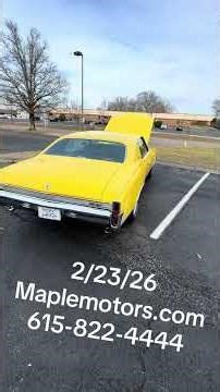 1972 Monte Carlo TEST DRIVE $17,900 #3396 Maplemotors.com Matching Engine #montecarlo #1972 #oldie