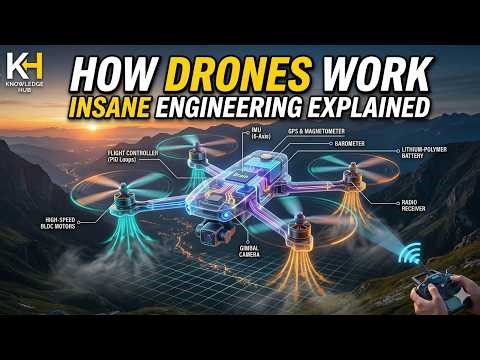 How Drones Stay in the Air and Control Every Move!