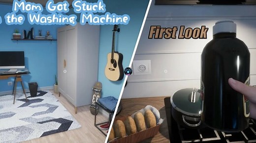 [UE Game] Mom Got Stuck in the Washing Machine | First Look