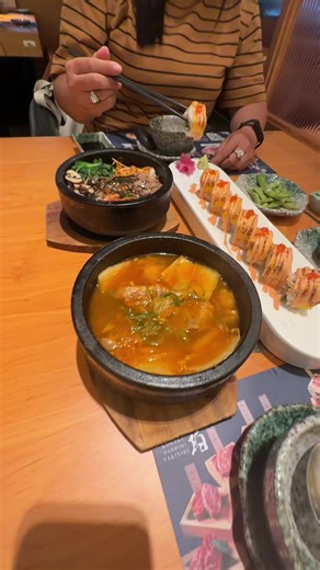 #kohaku sashimi & yakiniku the frist time have dinner with her. Enjoy dinner