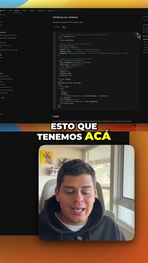 Supabase: Crea Tu Base de Datos Vectorial Fácil #shorts