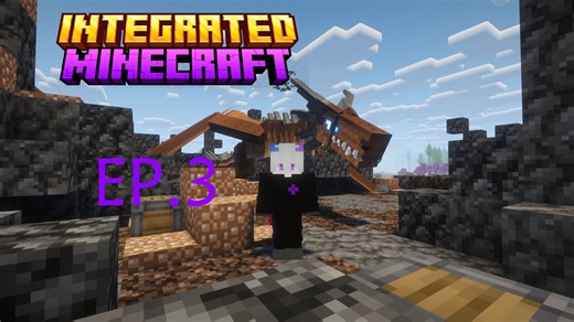 IntegratedMC整合包生存第三期: 一颗钻石引发的故事，想给地狱门一个家，三进猪堡，二进龙穴