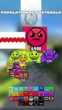 population of Guatemala #guatemala #geography #demografie #america #history