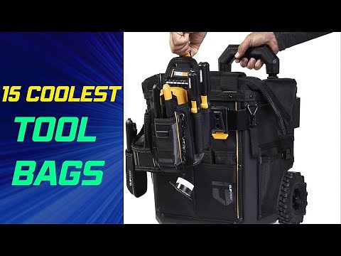 Top 15 Coolest Tool Bags for DIY Enthusiasts and Pros | Tools Tote, Tools Pouch |