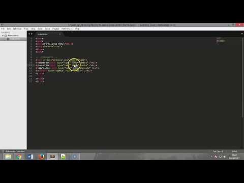 Como hacer un FORMULARIO con HTML y PHP desde cero